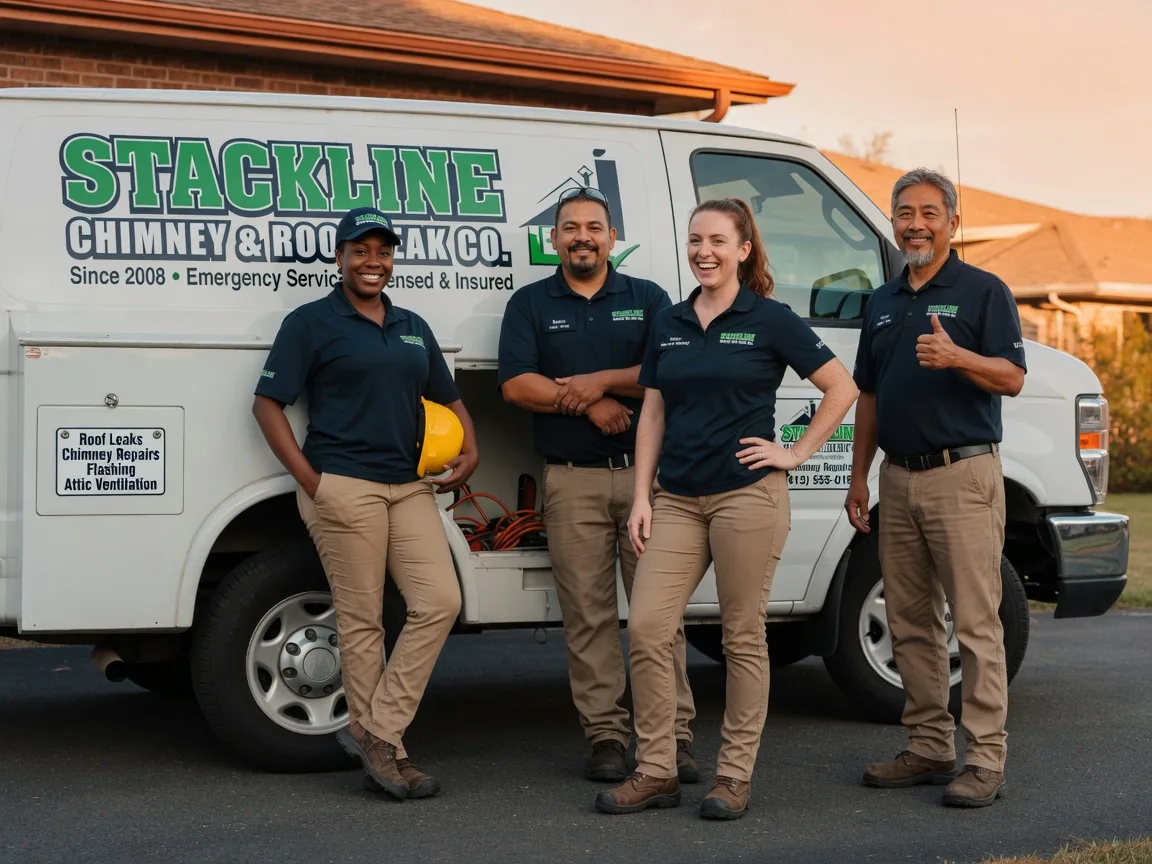 Chimney flashing repair company in Forest, MS